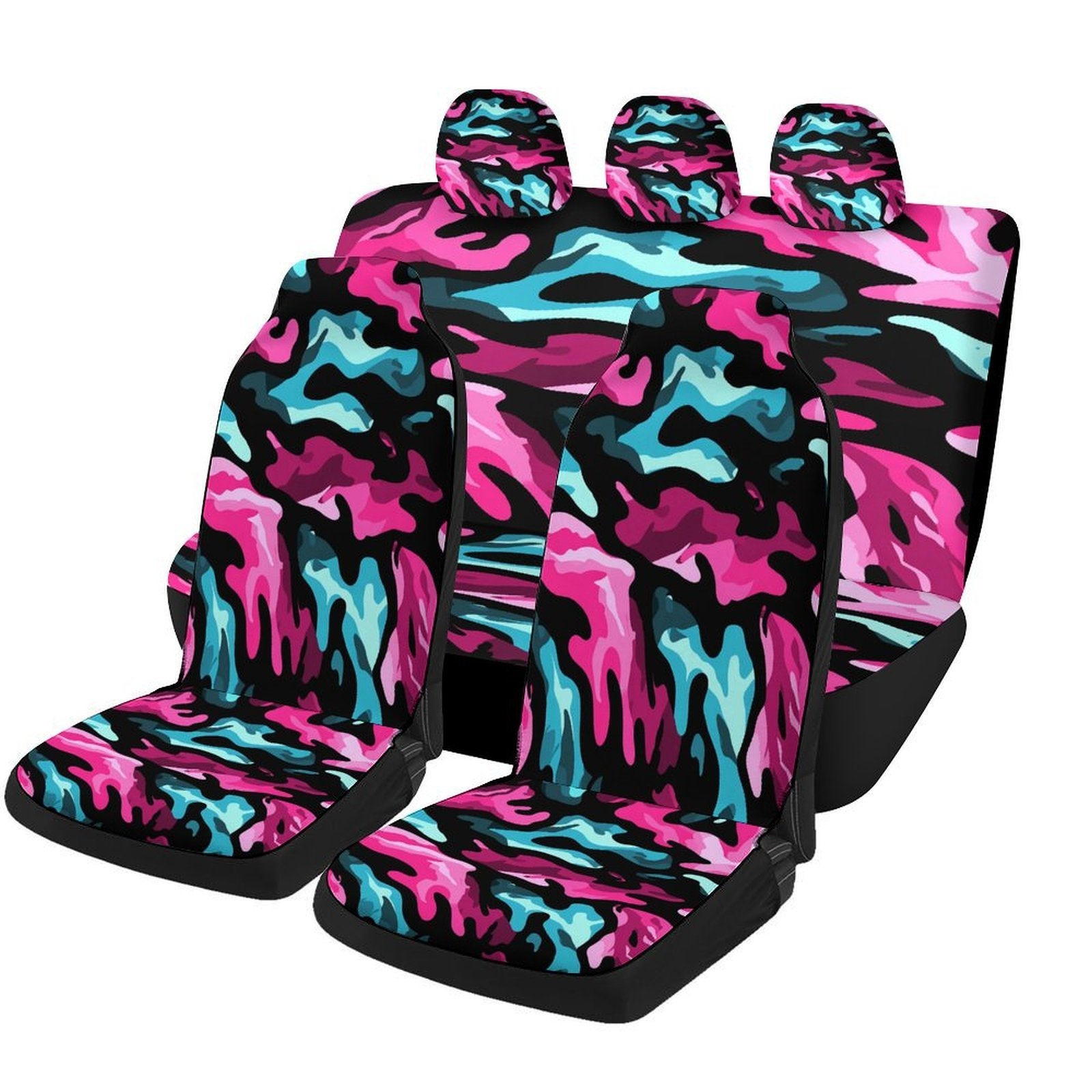 Camo Pattern Set - Çoğu Araba İçin Renkli Kamuflaj Desenli