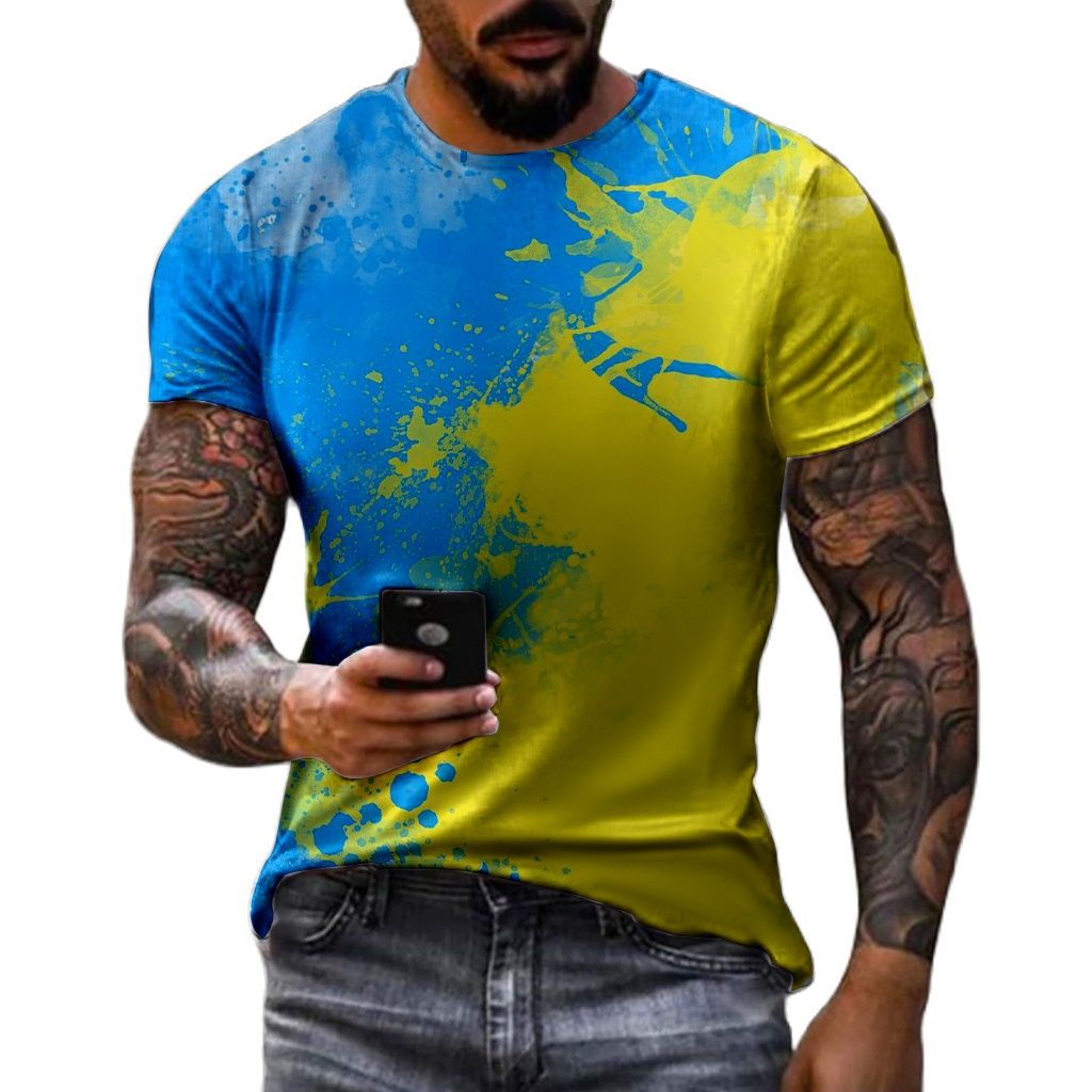 Street Fashion Graffiti - Yaz moda Retro Graffiti erkek tişört