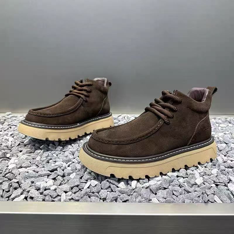 Sonbahar Kış Erkek Platform Bo - Street Fashion Men 2025 incelemesi ve fiyatı