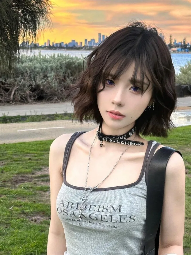 Moda Amerikan Kontrast Renkli  - Street Fashion Korean Girl incelemesi ve fiyatı