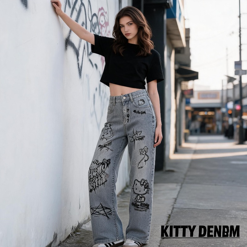 Sevimli Keiokitty Rhinestone G - Street Fashion Graffiti incelemesi ve fiyatı