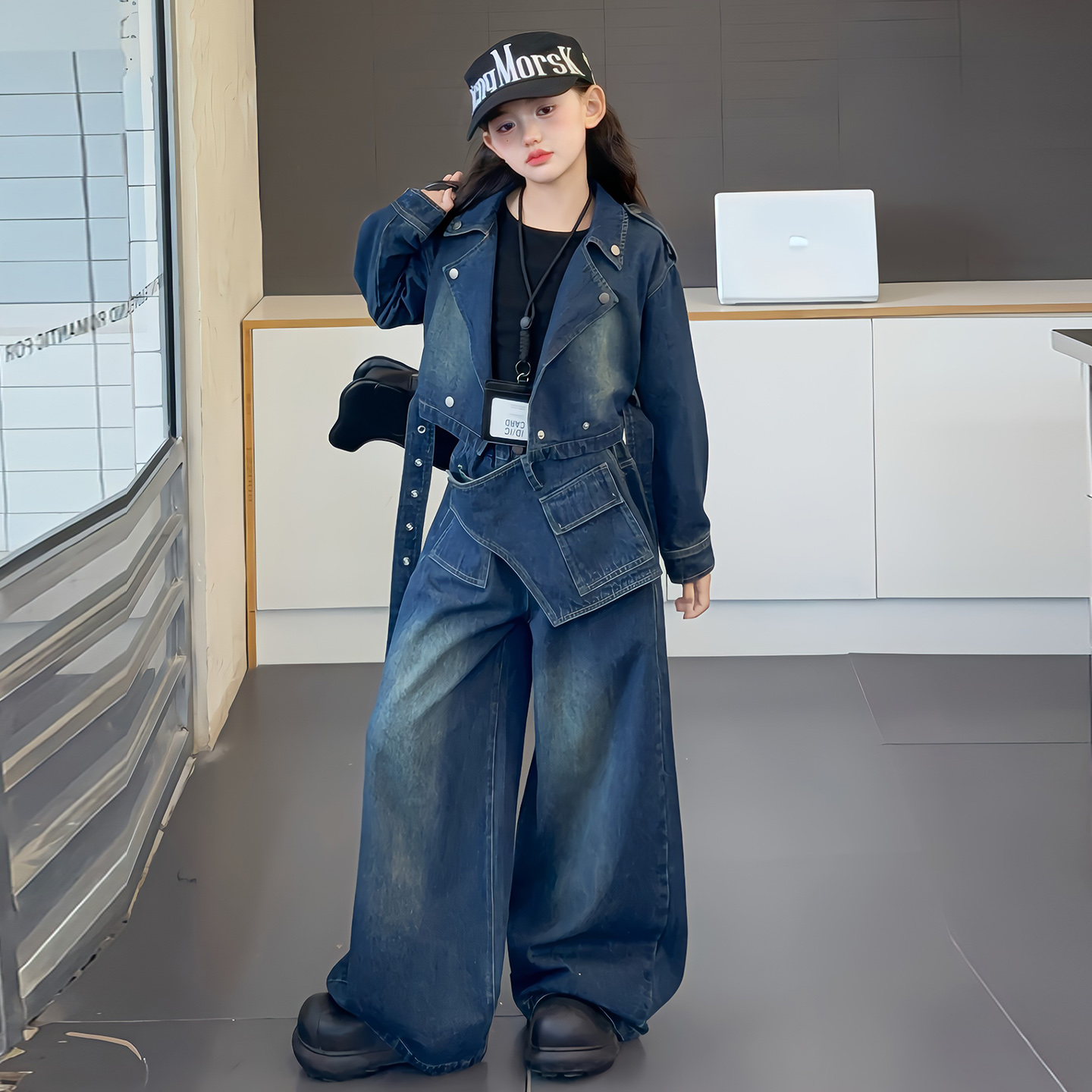 2025 Sonbahar-Kış Kız Çocuk Gi - Street Fashion Korean Girl incelemesi ve fiyatı
