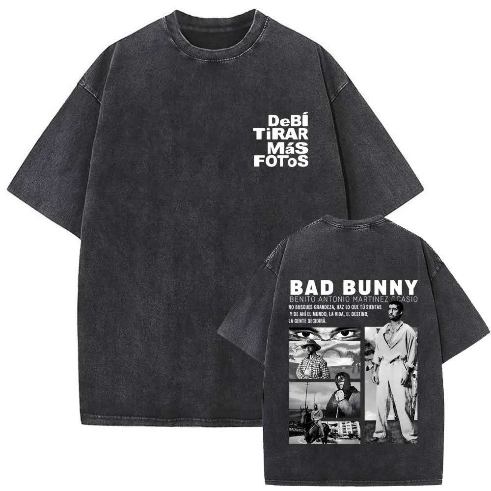 Rapper Bad Bunny Vintage Yıkan - Foto Street Fashion incelemesi ve fiyatı