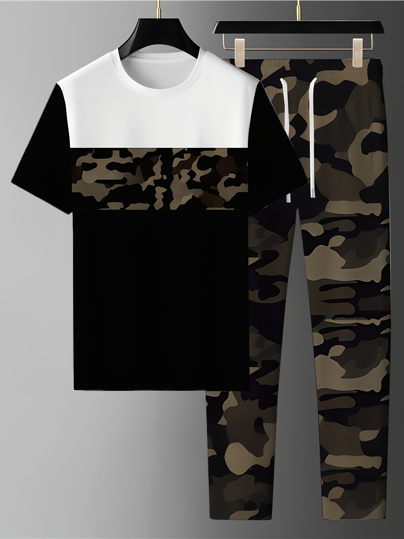 2026 Yaz Yeni Erkek Kısa Kollu - Camo Pattern Set incelemesi ve fiyatı