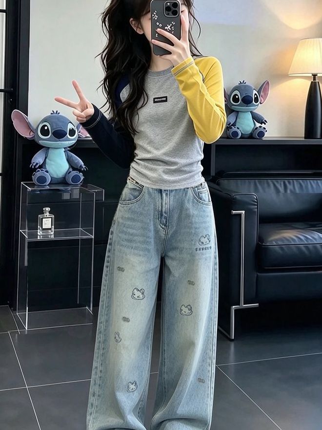Kız Çocukları Günlük Uzun Koll - Street Fashion Korean Girl incelemesi ve fiyatı