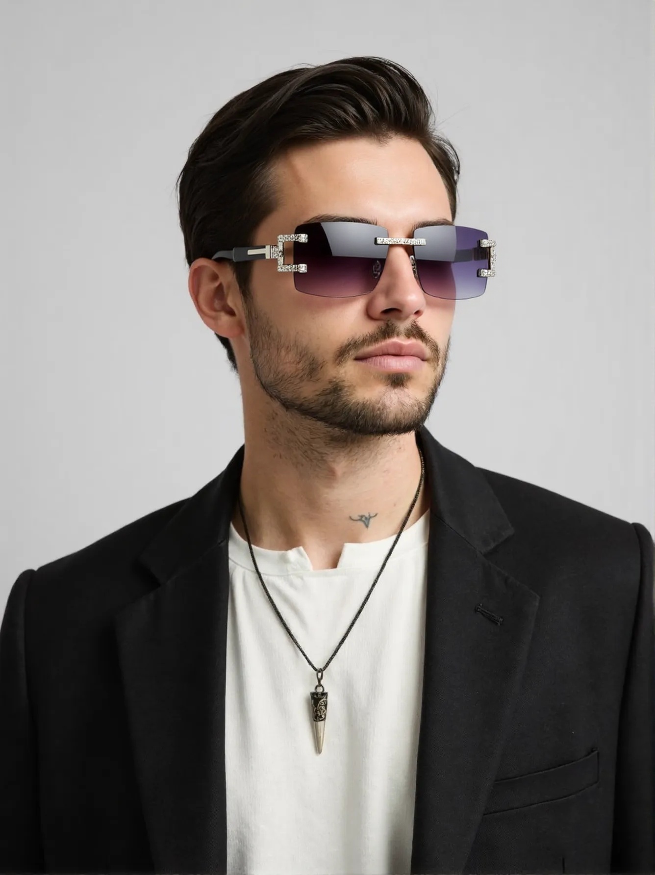 Ahşap bacak retro moda güneş g - Street Fashion Shoot incelemesi ve fiyatı