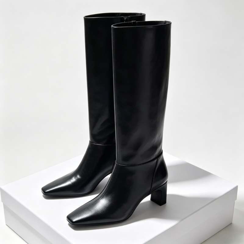 Moda Deri Kitten Topuklu Kadın - Street Fashion Female incelemesi ve fiyatı