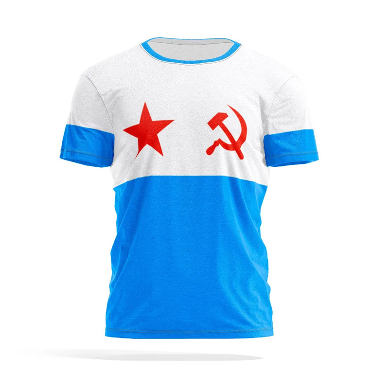 Rus Bayrağı 3D Baskı T-shirt E - Street Fashion Russia incelemesi ve fiyatı